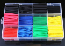 530PCS/580PCS/260PCS Heat Shrink Tubing Insulation Shrinkable Tubes Wire Cable Sleeve Kit Heat Shrink Tubes