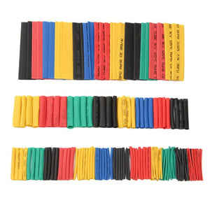 70/164/328/530Pcs Heat Shrink Tube Insulation Shrinkable Tube Assortment Polyolefin Ratio 2:1 Wrap Wire Insulated Cable Sleeves