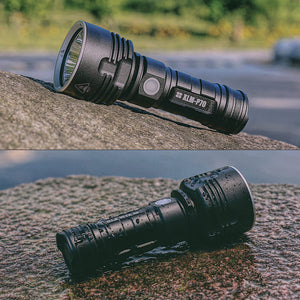 LED Flashlight L2 XHP50 Tactical Torch USB Rechargeable Super Powerful