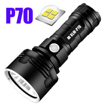 LED Flashlight L2 XHP50 Tactical Torch USB Rechargeable Super Powerful