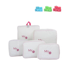 Five Pieces Set Luggage Suitcase Storage Bags Packing Travel Cubes